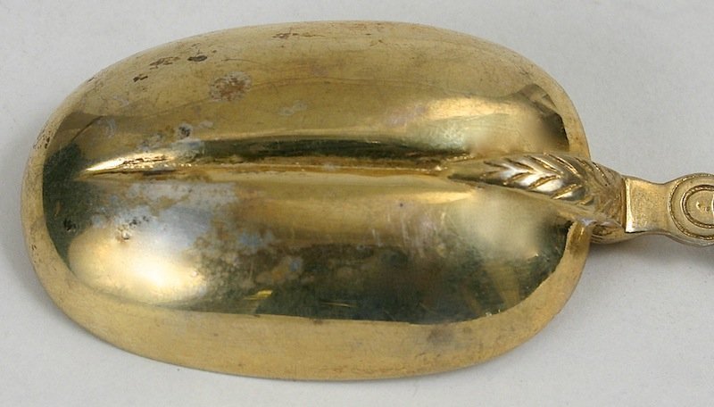 Edward VII coronation gilt sterling anointing spoon