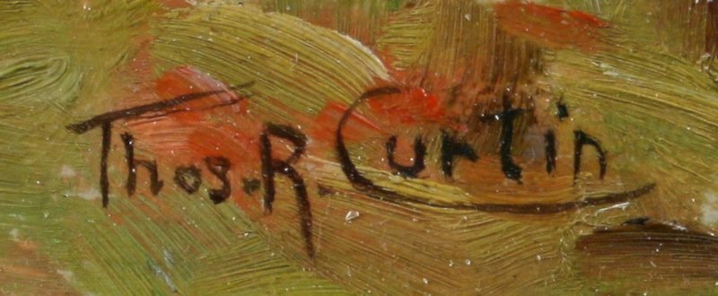Thomas R. Curtin painting - Autumn Valley