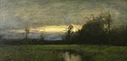 Dennis Sheehan painting - Sunset Over A Marsh