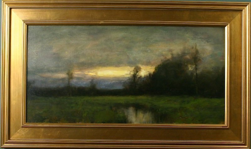 Dennis Sheehan painting - Sunset Over A Marsh