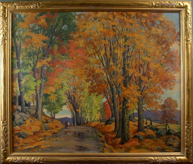 Jacob Greenleaf painting - Autumn Glory landscape