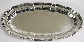 Birks sterling silver bread tray, Canada