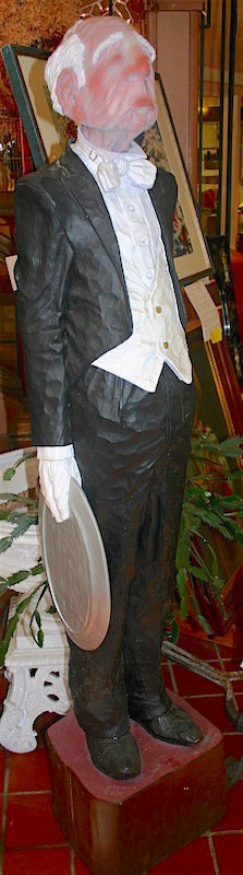 Jack Dowd sculpture - Hawes the Butler