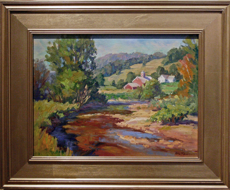 Eric Tobin painting - Idyllic Vermont, Waterville