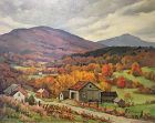 Jacob Greenleaf painting - Vermont Hills