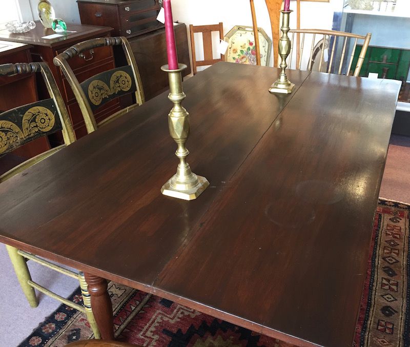 Pennsylvania antique walnut farm table