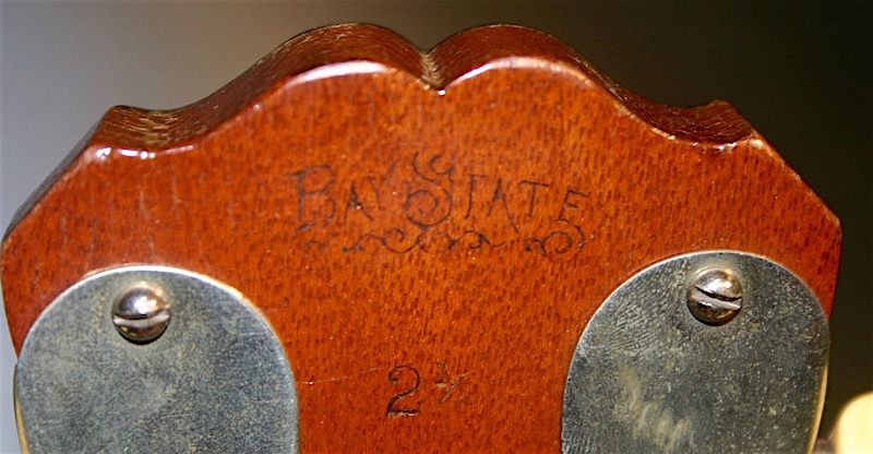 Bay State bowl back mandolin, Charles A. Stromberg, Boston label