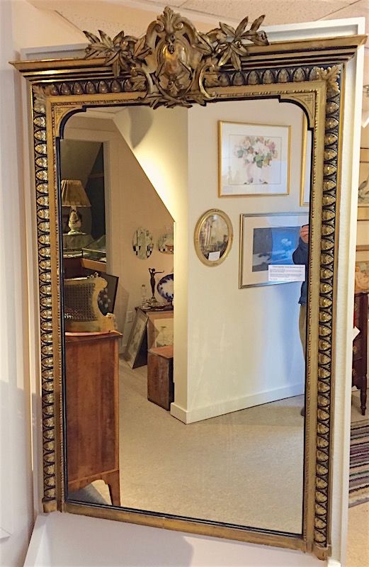 French Napoleon III era Neoclassical pier mirror