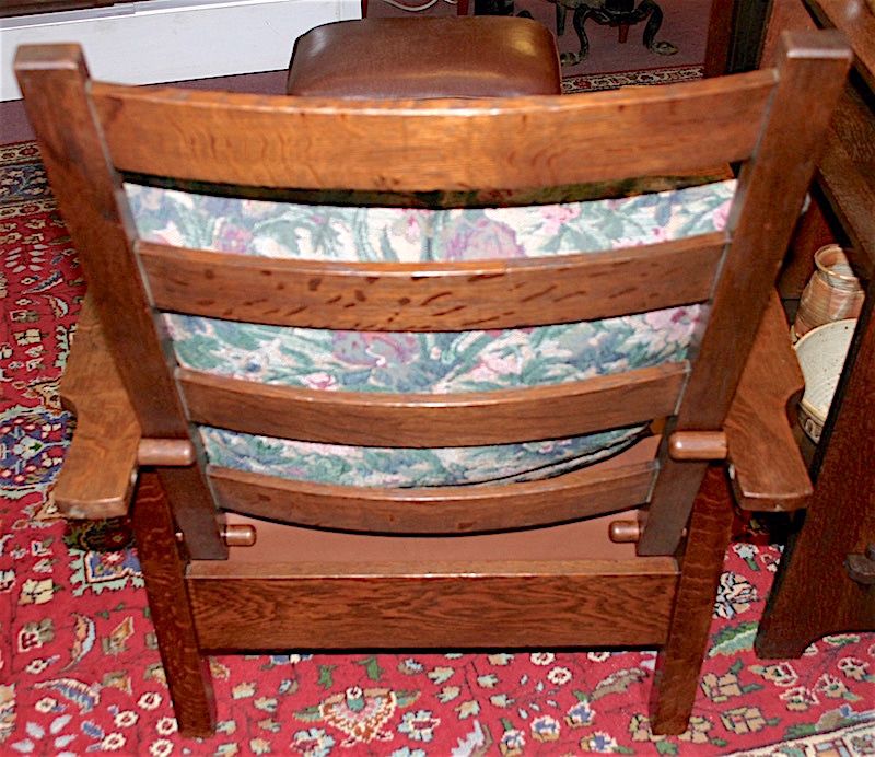 Gustav Stickley Arts and crafts Morris arm chair