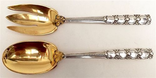 Tiffany and Co sterling silver Exposition or Tomato salad servers