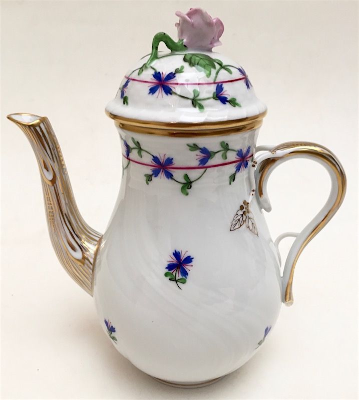 Herend, Hungary porcelain coffee pot