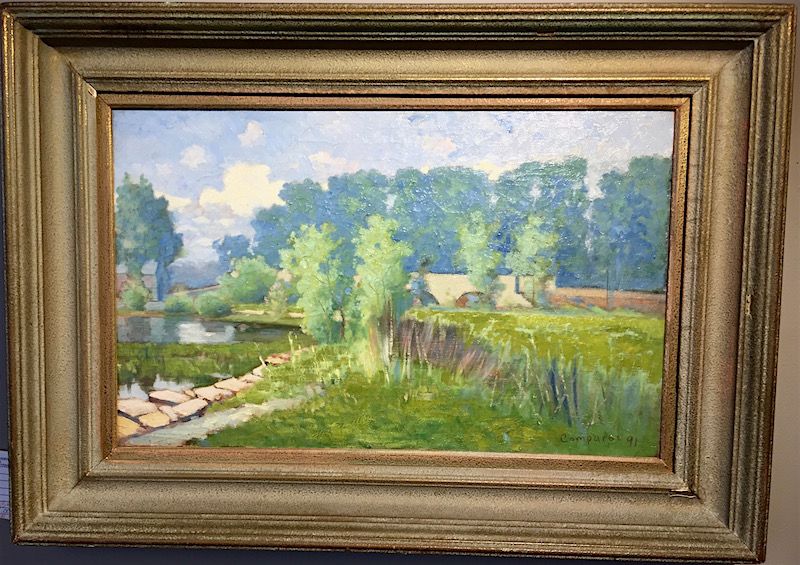 Alexis Comparet Impressionist landscape painting