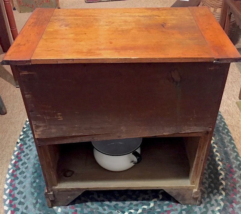 English Chippendale commode potty chest
