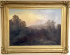 Hudson River School Luminist landscape painting