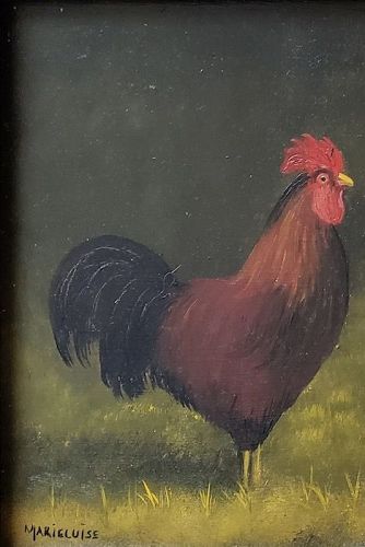 Marieluise Hutchinson painting of a Rooster
