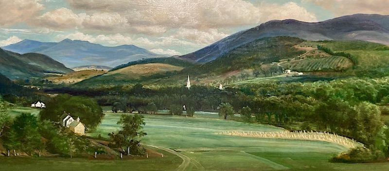 William Dean Fausett Manchester Vermont panoramic landscape painting