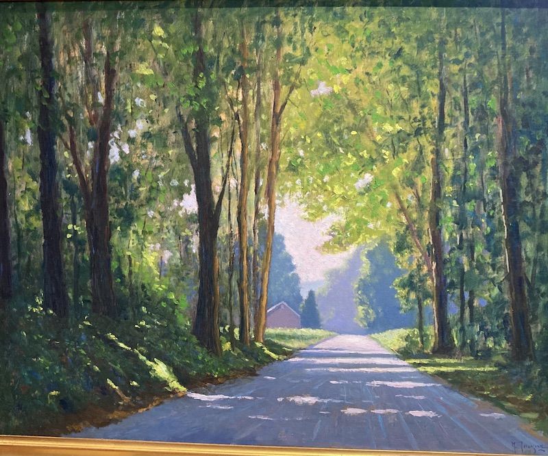 Mark Tougias landscape painting, VT Summer Rd.