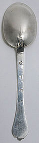 Britannia silver trefid table spoon, William III, 1699
