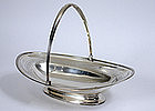 Georgian sterling silver cake basket by Hennell, 1800