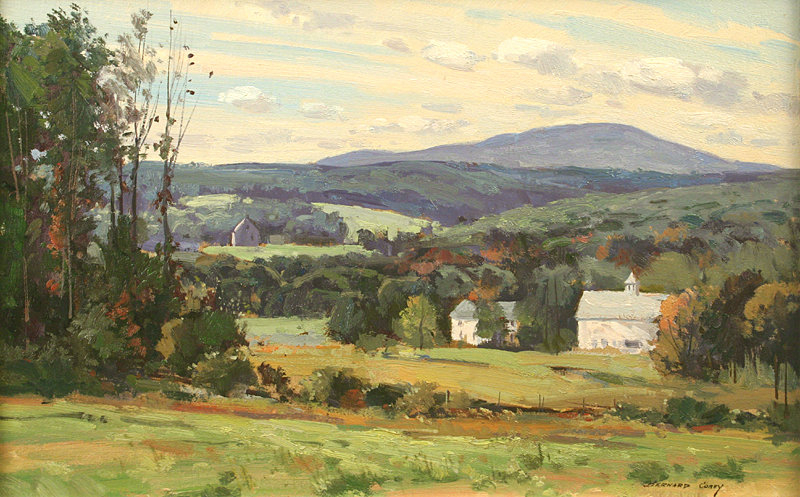 Bernard Corey painting of Mt. Wachusett, Mass.