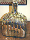 Antique Mercury glass demijohn bottle