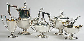 Gorham Plymouth sterling silver tea and coffee service