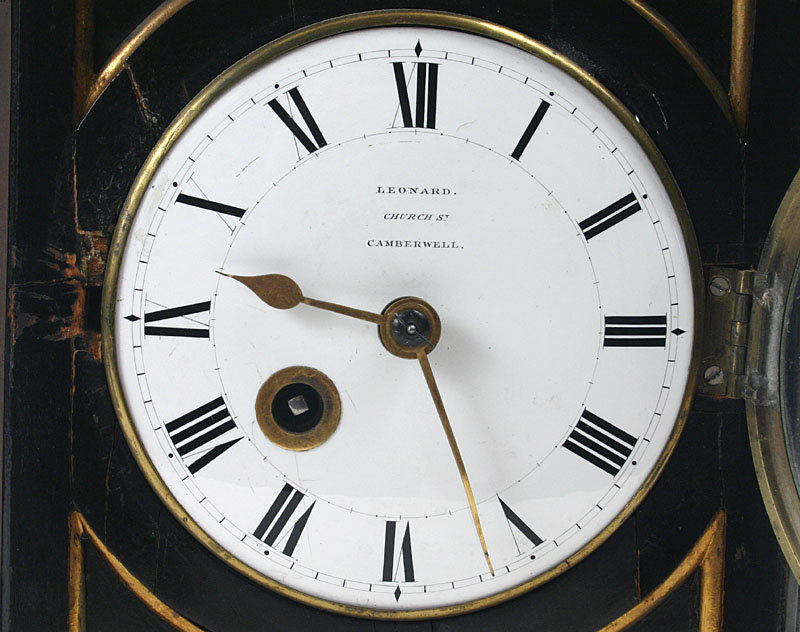 English Regency antique bracket clock, Camberwell