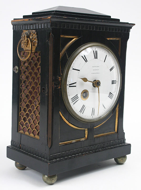 English Regency antique bracket clock, Camberwell