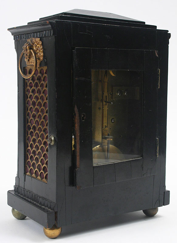 English Regency antique bracket clock, Camberwell