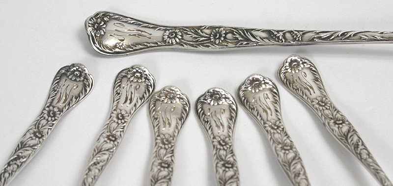 Marguerite by Gorham sterling silver chocolate spoons