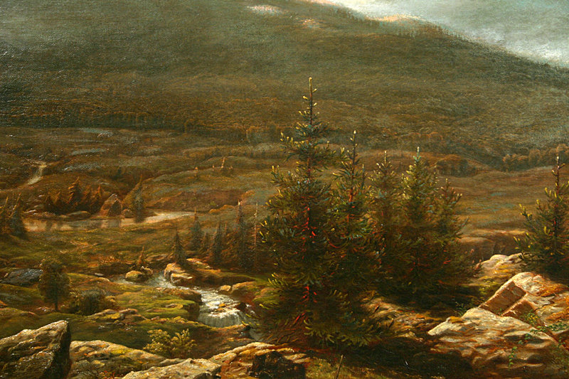 James Hope painting of Vermont valley landscape