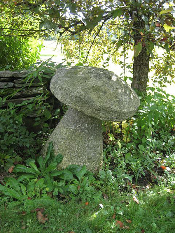 Granary staddle stone, English, mushroom shape