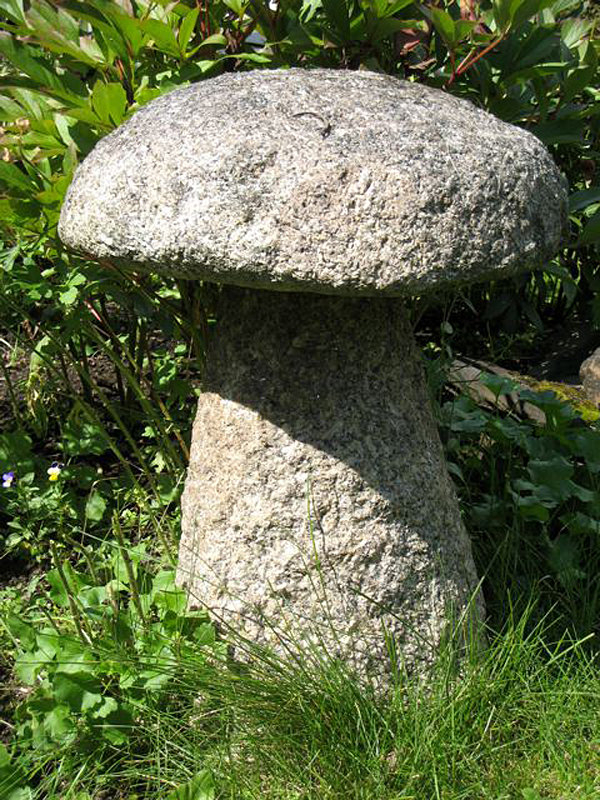 Granary staddle stone, English, mushroom shape