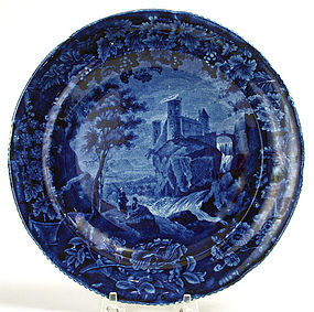Enoch Wood historical blue plate, French Series