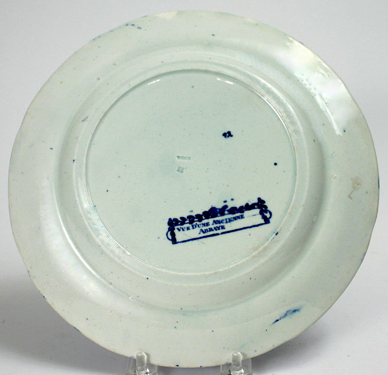 Enoch Wood historical blue plate, French Series