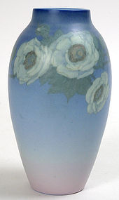 Rookwood Pottery vellum glaze vase, Ed Diers, 1928