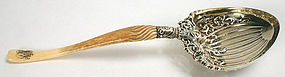Whiting sterling silver Ivory pattern berry spoon