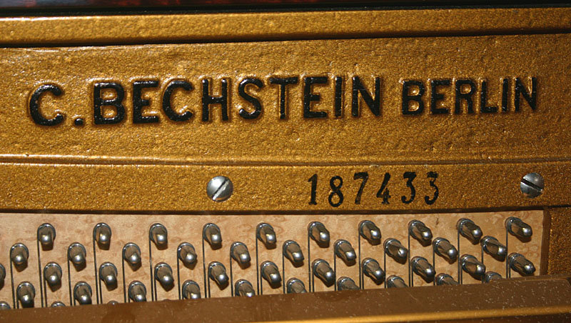 C. Bechstein Concert 8 upright piano in rosewood