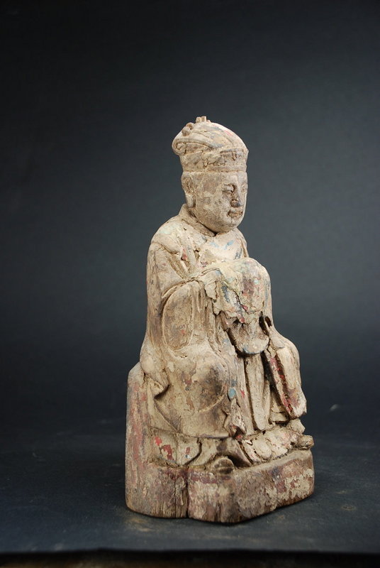 Statue of a Judge in Hell, China, Ming Dynasty