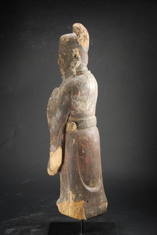 Statue of the Judge of the Souls, China, Early Ming Dynasty
