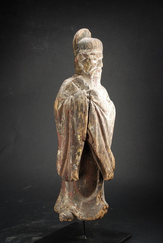 Statue of the Judge of the Souls, China, Early Ming Dynasty