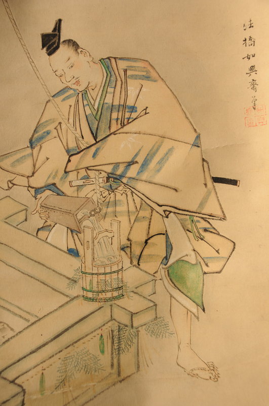 Scroll painting, Japan, 19th C.