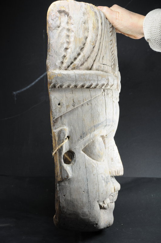 Ancient Bhairava Mask, Nepal, 17th C.