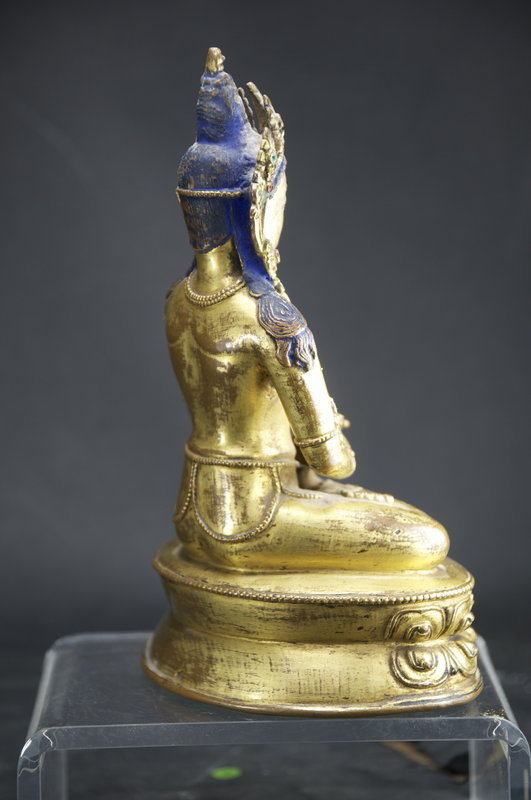 Gilt Bronze Statue of Buddha Amitabha, Tibet, 18th C.
