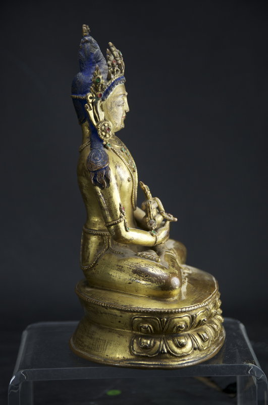 Gilt Bronze Statue of Buddha Amitabha, Tibet, 18th C.