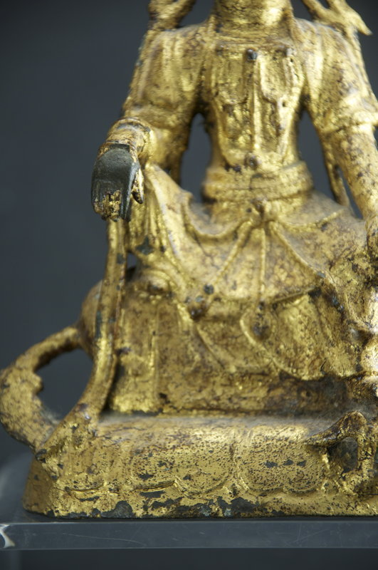 Bronze Statue of Kuan Yin, China, Early Ming Dynasty