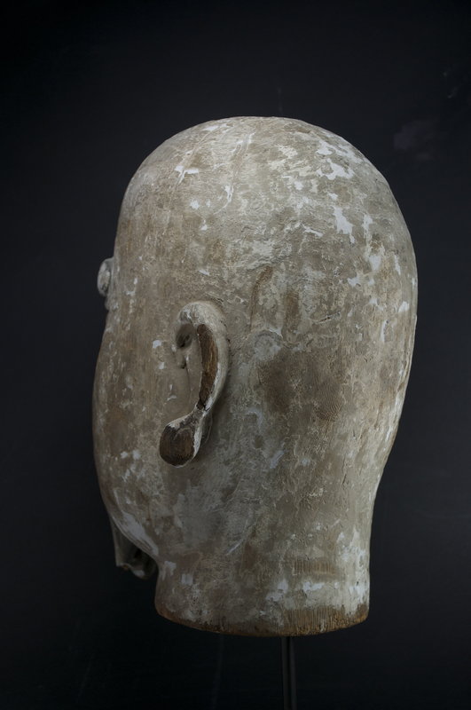 Head of a Lohan, China, 18th C.