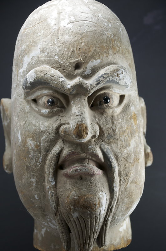 Head of a Lohan, China, 18th C.
