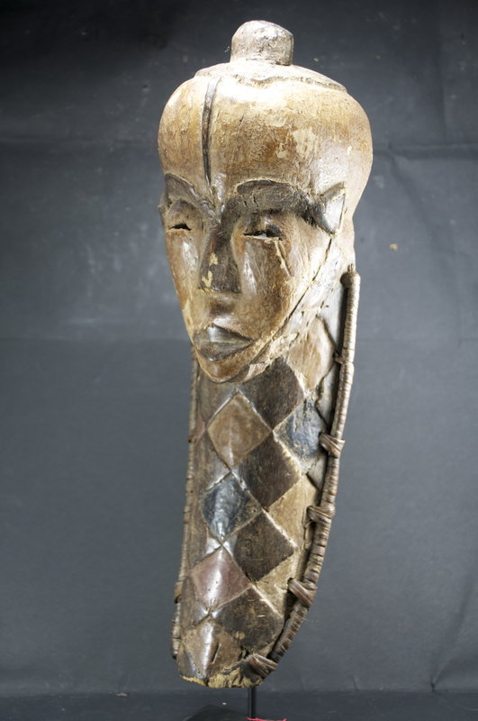 Fine &quot;Kiwoyo Muyombo&quot; Mask, Pende Peoples