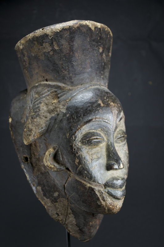 Black Feminine Mask, Punu Peoples